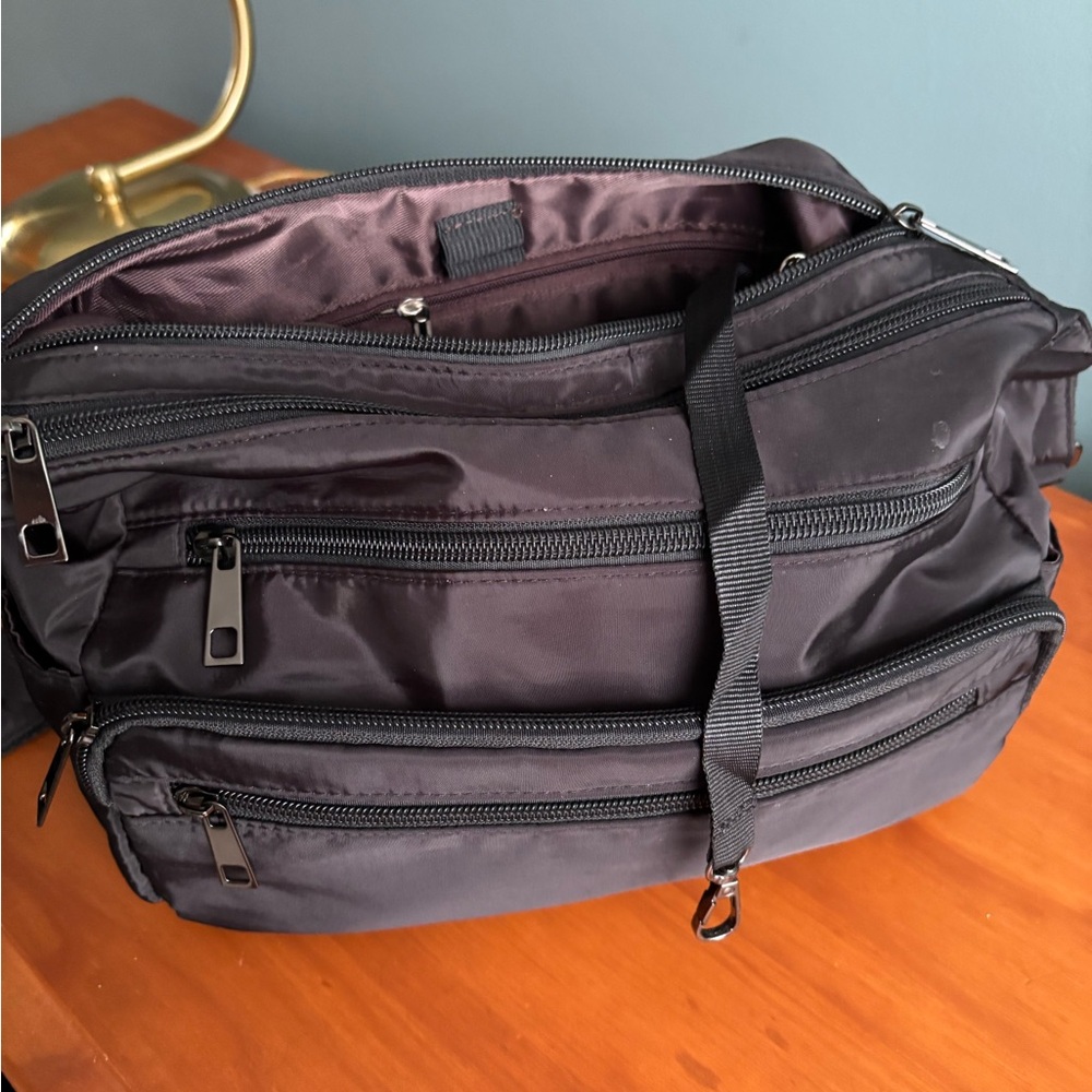 Black Crossbody Bag with Durable Design